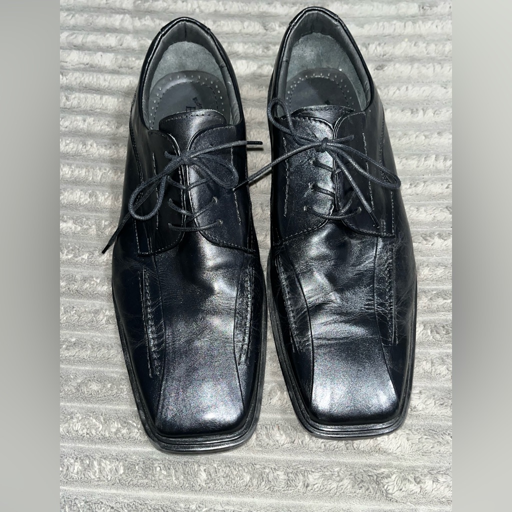 Studio Belvedere Dumbarton Men's 11d Black Lace Up Dress Shoes